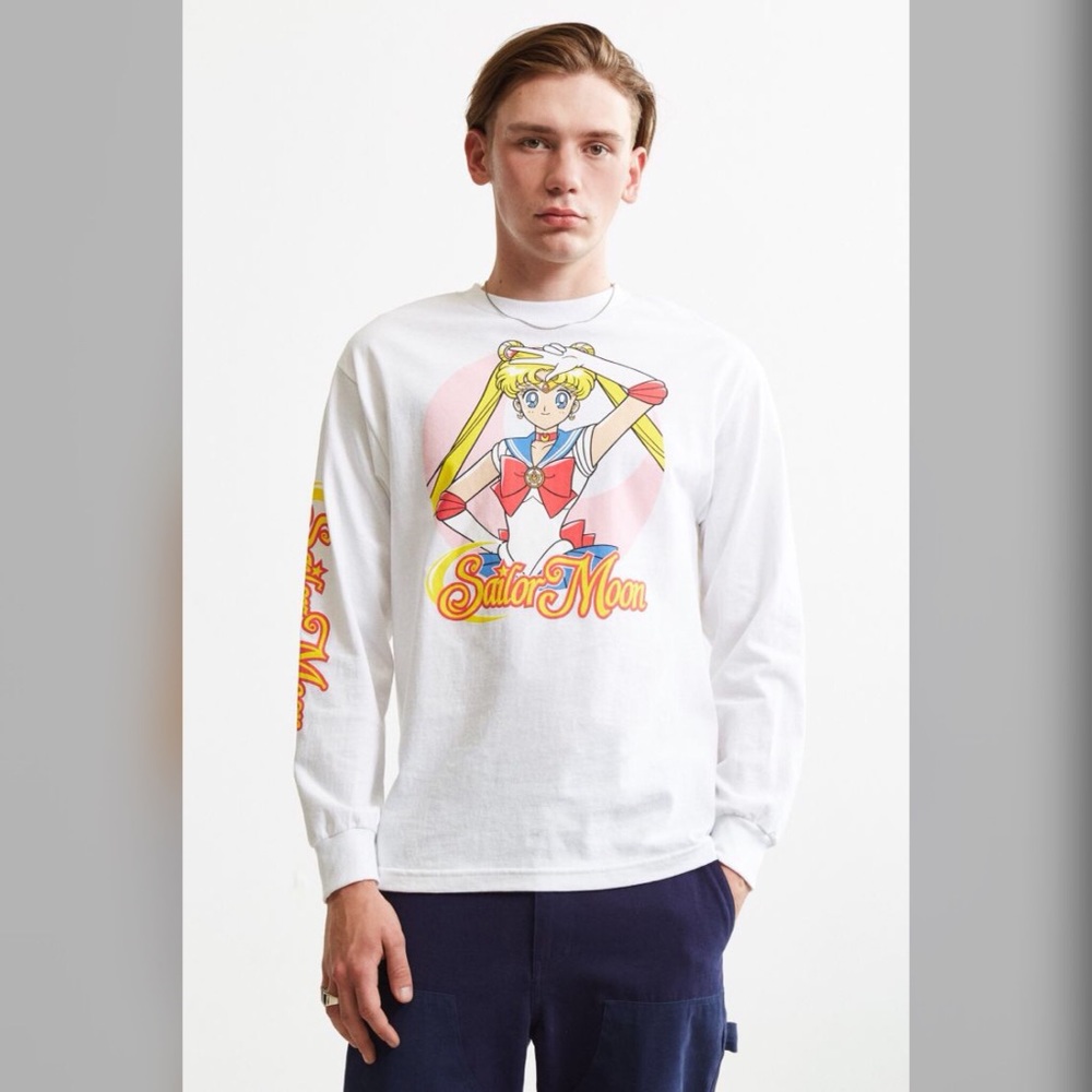 Anime Sailor Moon Long Sleeve T Shirt Size Medium